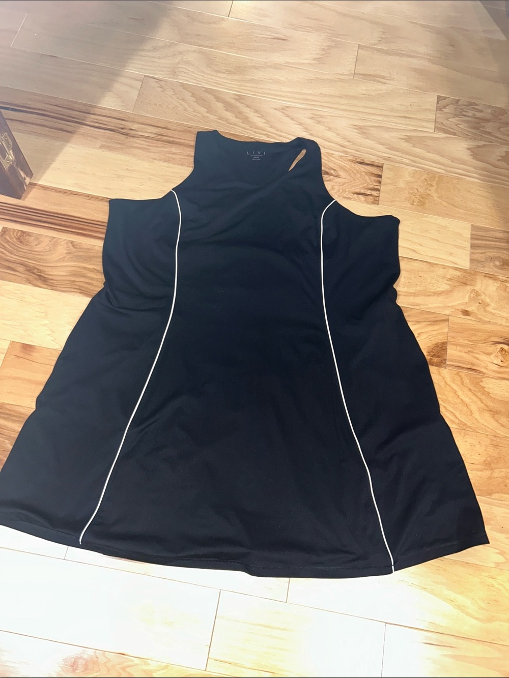 EUC LIVI 30/32 black active wear dress